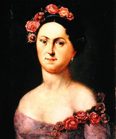 Portrait of Avdotia Istomina (1799-1848) from Anonymous