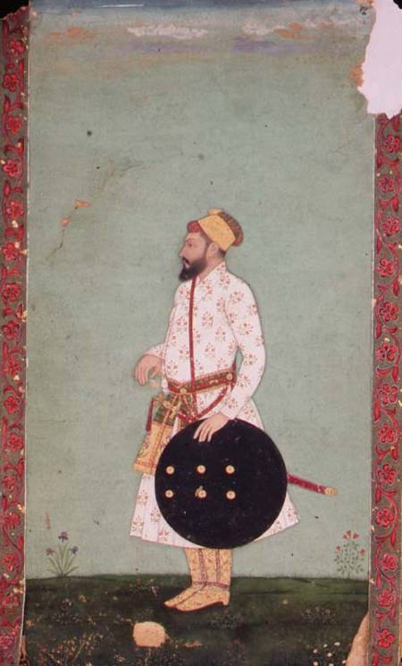 Portrait of Baradar Nawab Aslam KhanMughal from Anonymous