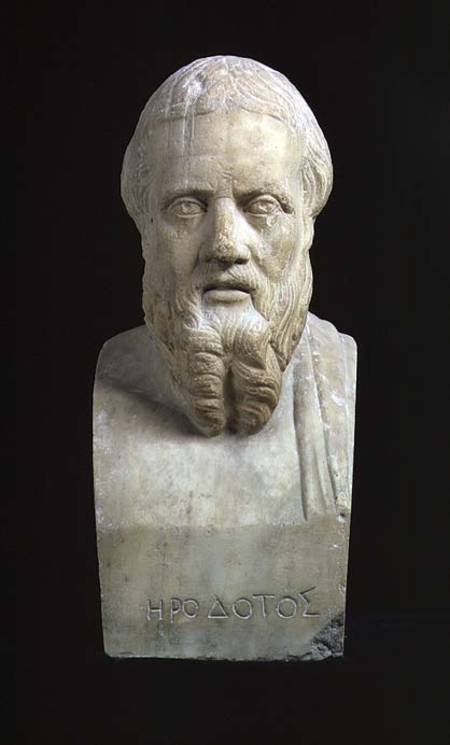 Portrait bust of Herodotus (c.485-425 BC) from Anonymous