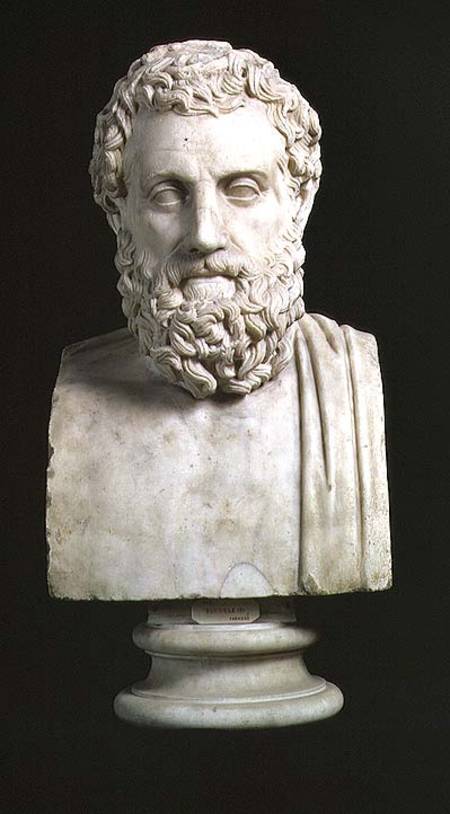 Portrait bust of Sophocles (c.496-405 BC) from Anonymous