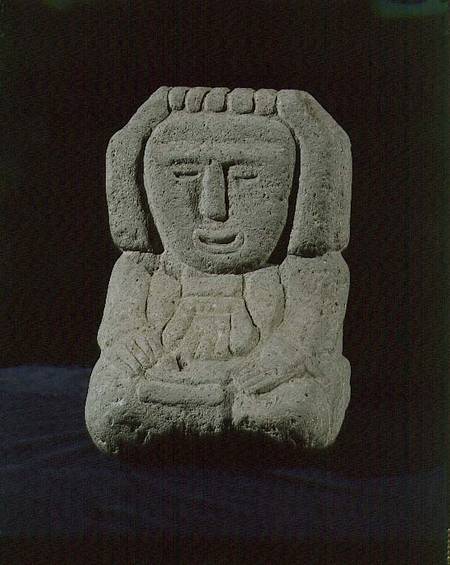 Sculpture of a goddessfrom near Tenochtitlan (Mexico City) Aztec from Anonymous