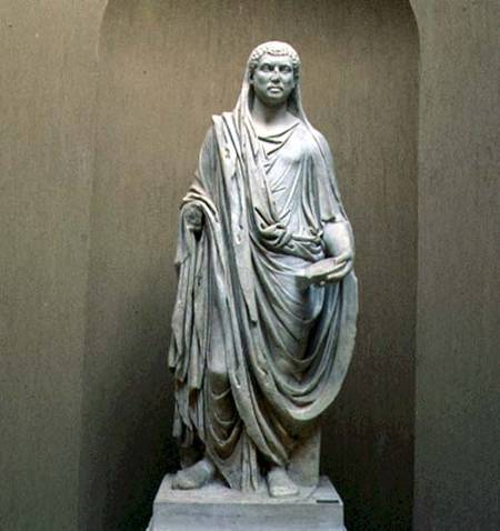 Statue of the Emperor Maxentius (306-312 AD) as Pontifex Maximus Roman from Anonymous