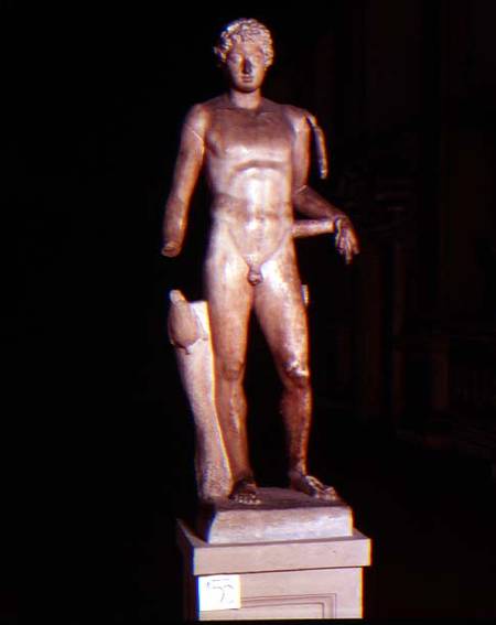 Statue of a youth with the attributes of Mercury Roman from Anonymous