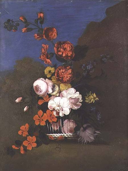 Still Life of Flowers (one of a pair) from Anonymous