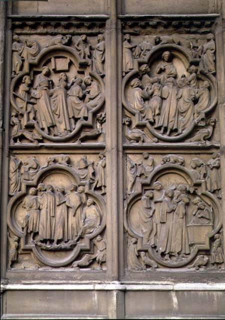 he 'Student' reliefs, from the lower zone of the south transept portal, depicting The Life of St. St from Anonymous