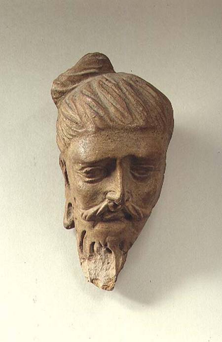 Terracotta head of a sageKashmir from Anonymous