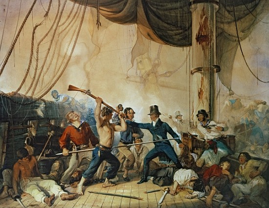 The Melee on Board the Chesapeake from Anonymous