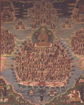 GQ 1992/1 Thangka (poss.) of Sakya Pandita with 1000 Emanations
