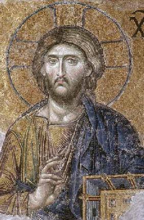 Mosaic depicting the Deesis Christ, South Gallery,Byzantine