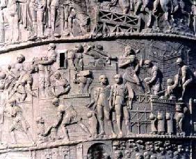 The Construction of a Roman Campfrom Trajan's column