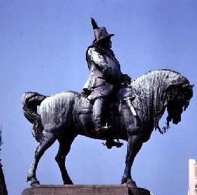 Equestrian statue of Charles Gustav X (1622-60)King of Sweden