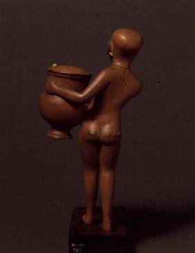 N752 Egyptian Servant Girl, Carrying an Unguent Jar, 18th Dynasty