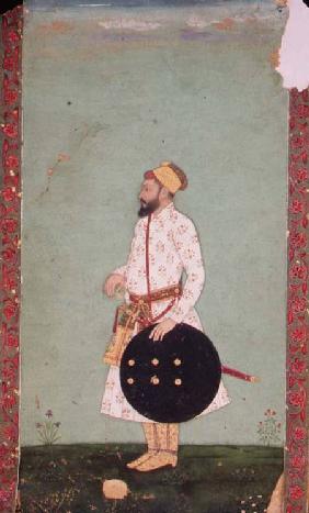 Portrait of Baradar Nawab Aslam KhanMughal