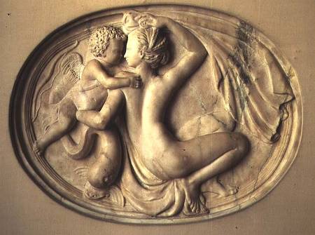 Venus and Cupid, relief attributed to Jean Goujon (1510-c.1568) from Anonymous