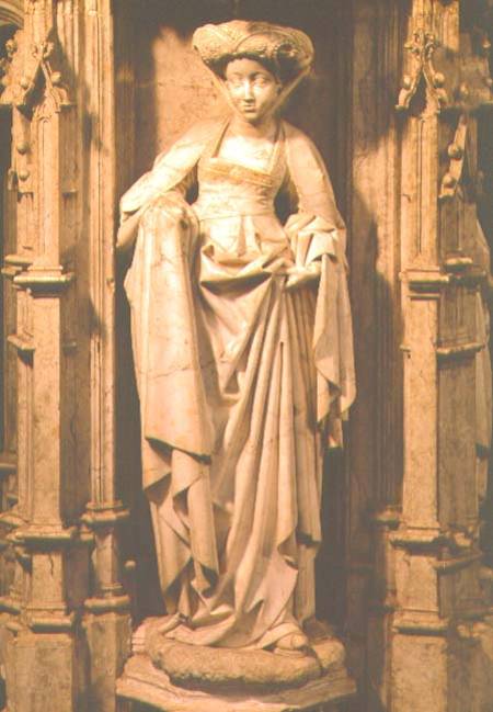 Wise virgin statuette from the tomb of Philibert the Fair (1480-1504) Duke of Savoy from Anonymous