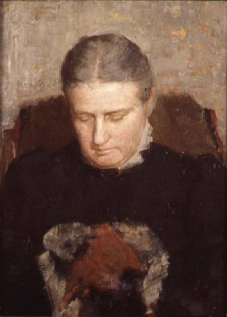 Woman Sewing from Anonymous