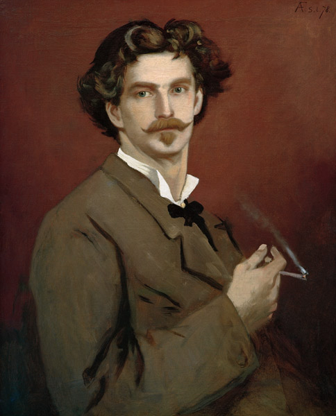 Self-portrait from Anselm Feuerbach