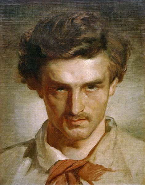Anselm Feuerbach, Self-portrait as youth from Anselm Feuerbach