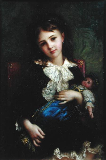 Portrait of Catherine du Bouchage from Antoine Auguste Ernest Herbert or Hebert