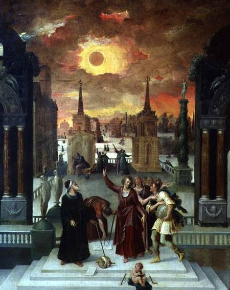 Dionysius the Areopagite Converting the Pagan Philosophers from Antoine Caron