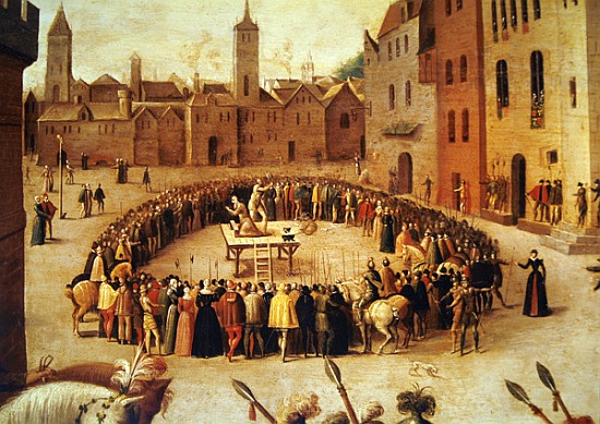 The Execution of Sir Thomas More in 1535 from Antoine Caron