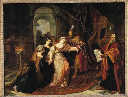 Esther before Ahasuerus from Antoine Coypel