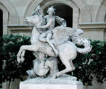 Mercury riding Pegasus, known as 'the Horse of Marly' from Antoine Coysevox