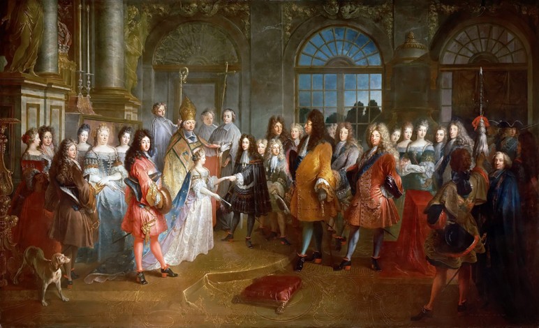 Marriage of Louis of France, Duke of Burgundy, and Marie Adelaide of Savoy, 7 December 1697 from Antoine Dieu