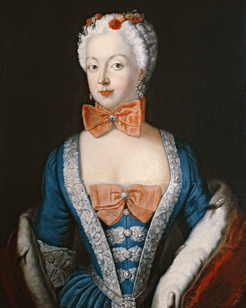 Crown Princess Elisabeth Christine von Preussen, c.1735 from Antoine Pesne