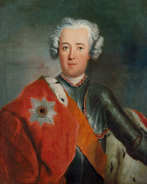 Crown Prince Frederick II, c.1740 from Antoine Pesne