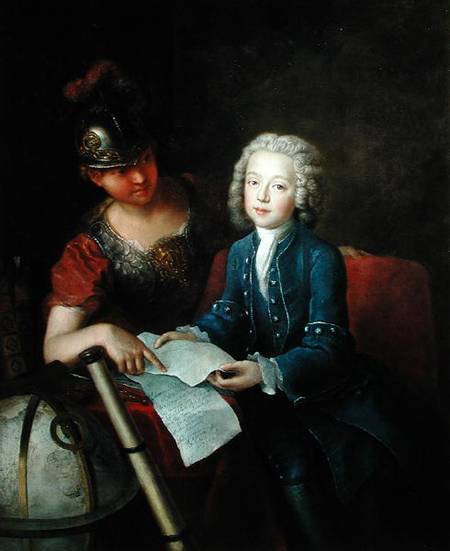 Jean-Philippe Baratier (1721-57) Presented to Minerva from Antoine Pesne