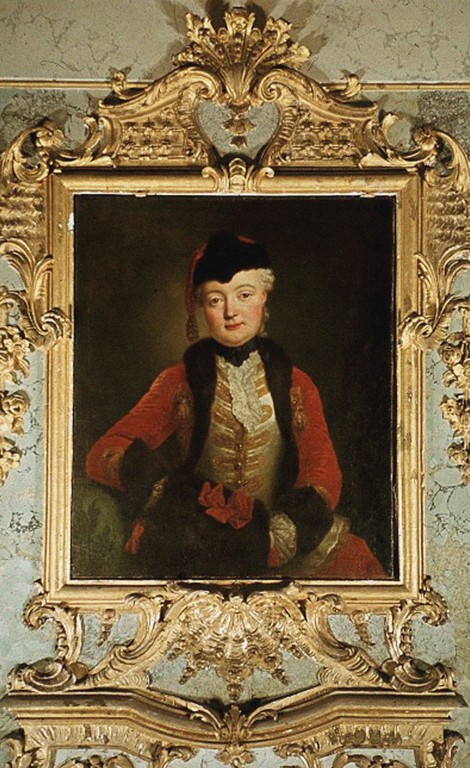 Portrait of Wilhelmine Dorothee von der Marwitz (1718-1787) from Antoine Pesne