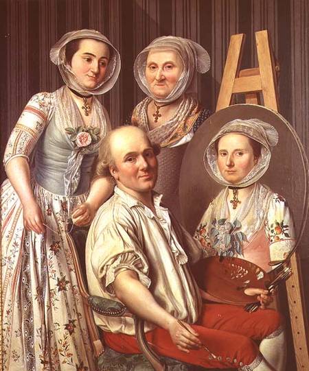 The Artist and His Family from Antoine Raspal