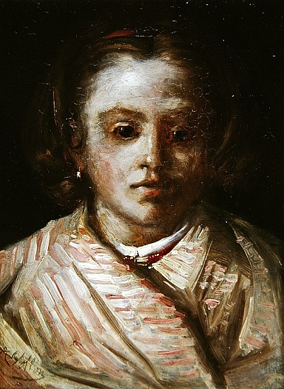 Portrait of a child from Antoine Vollon
