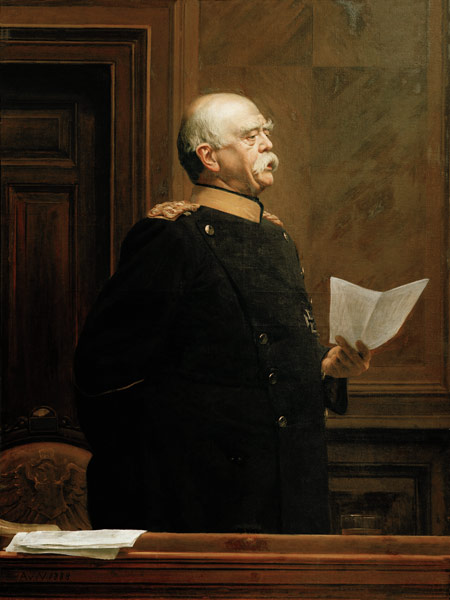 Bismarck in Bundesrat from Anton Alexander von Werner