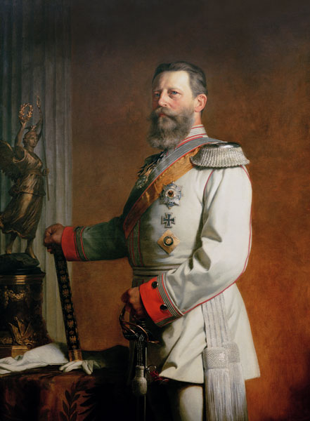 Kaiser Friedrich III from Anton Alexander von Werner