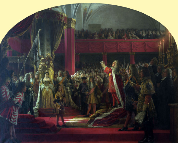 Coronation of Frederick the Great from Anton Alexander von Werner