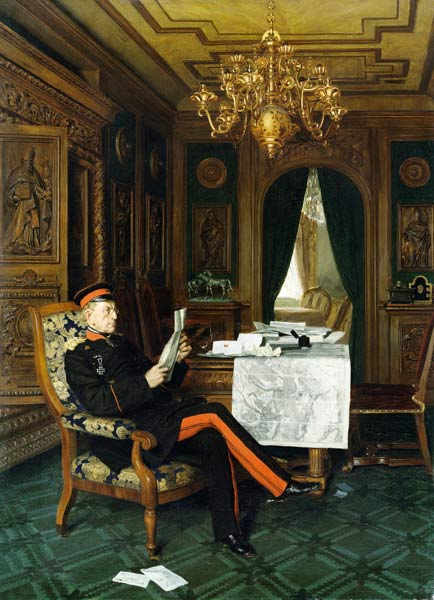 Moltke in Versailles from Anton Alexander von Werner