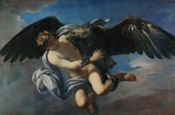 The Abduction of Ganymede by Jupiter disguised as an Eagle from Anton Domenico Gabbiani