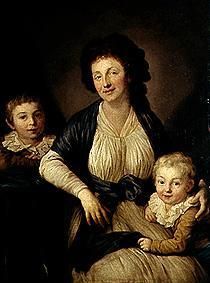 Bildnis Christiane Schletter, geborene Demiani mit ihren Söhnen from Anton Graff