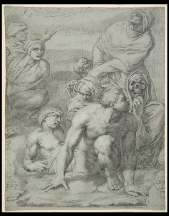 Gruppe von Auferstehenden aus Michelangelos Jüngstem Gericht (mittlere Guppe) from Anton Raphael Mengs