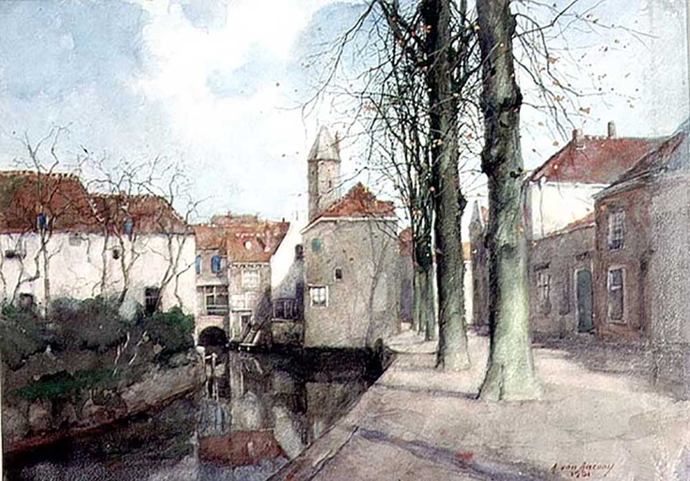 Ein Kanal in Amersfoort from Anton van Anrooy