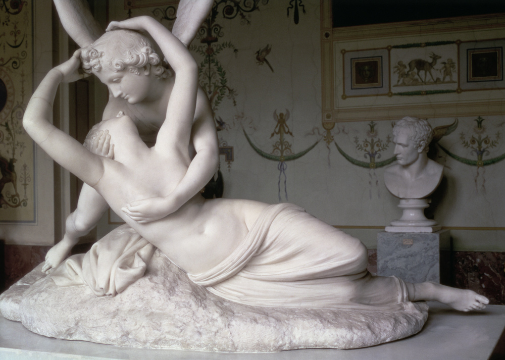 Cupid and Psyche, sculpture from Antonio  Canova