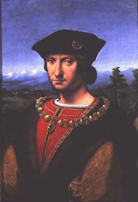 Portrait of Charles d'Amboise (1471-1511) Marshal of France from Antonio da Solario