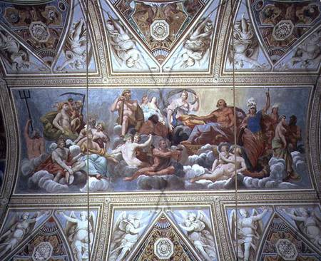 The Gods on Olympus, ceiling painting from Antonio Maria Viani