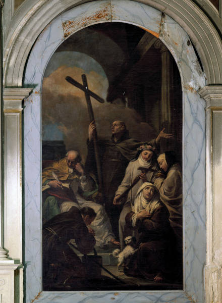 A.Zucchi, Bonaventur, Petrus v.Alcantara from Antonio Zucchi