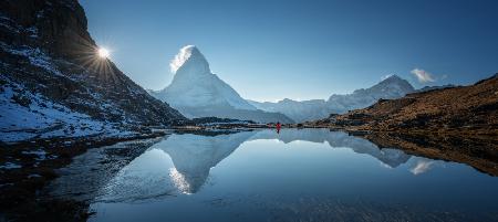 Tanzen Sie unter dem Matterhorn