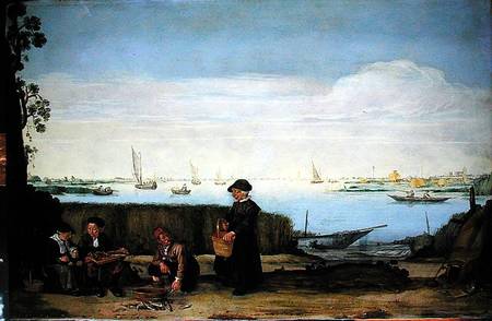 The Fish Sellers from Arentsz van der Cabel