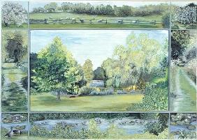 The Lake, Glyndebourne, 1997 (tempera) 