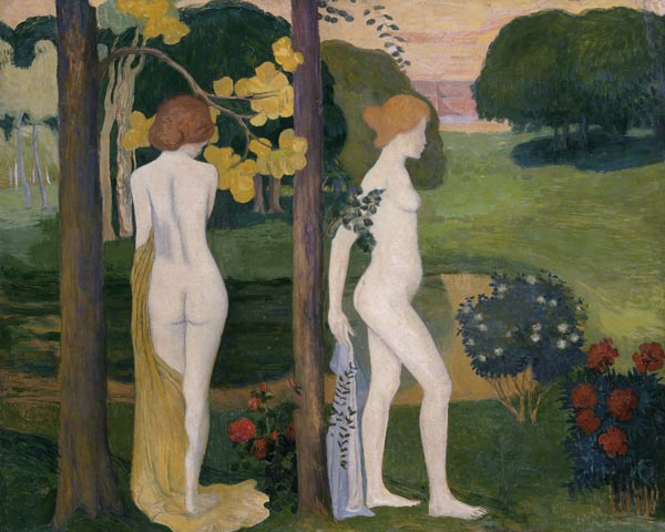 Two nude in a landscape from Aristide Maillol